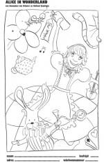kleurplaat Alice